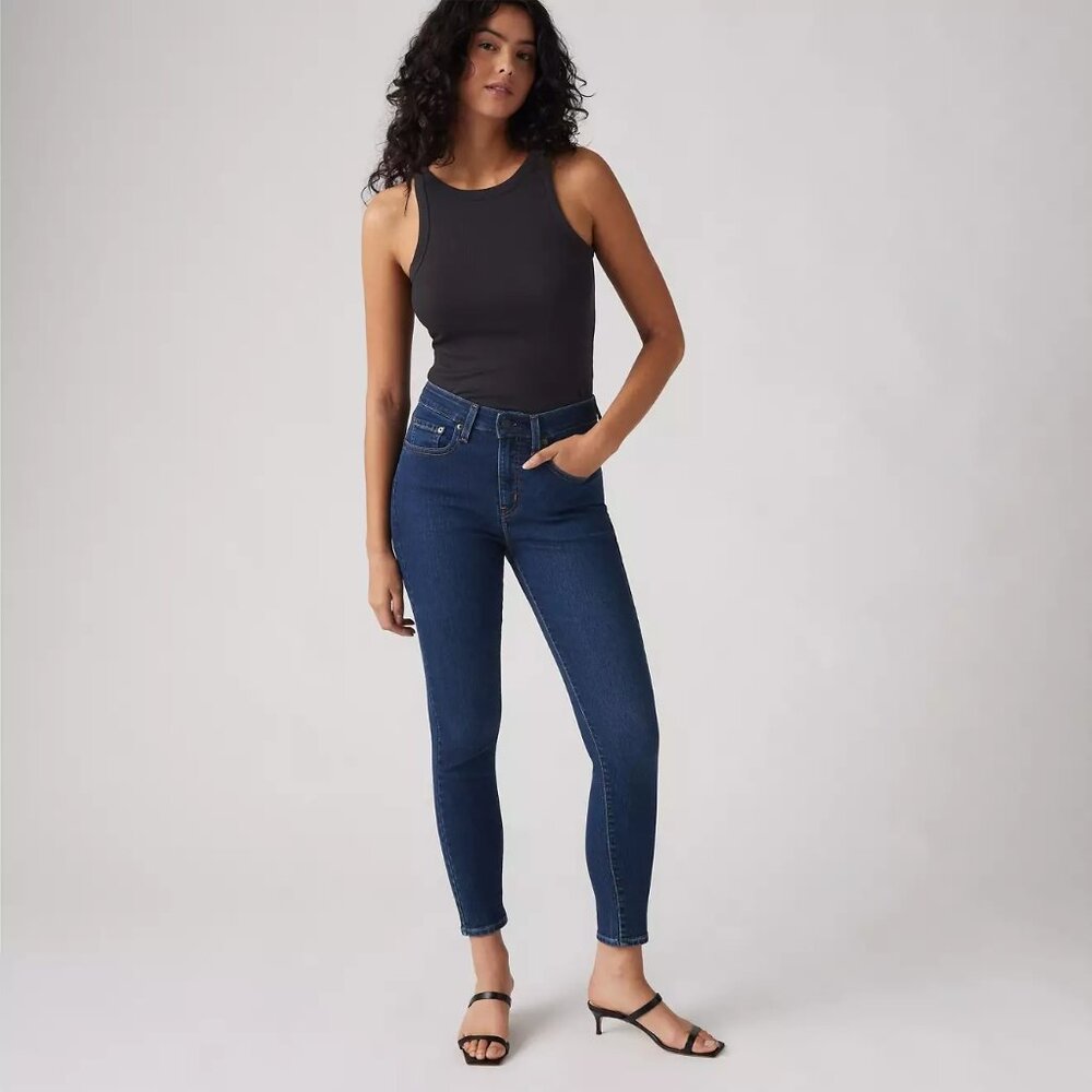 Levi's Women's 721 High Rise Skinny Jeans Blue Story plus size 34"x30"